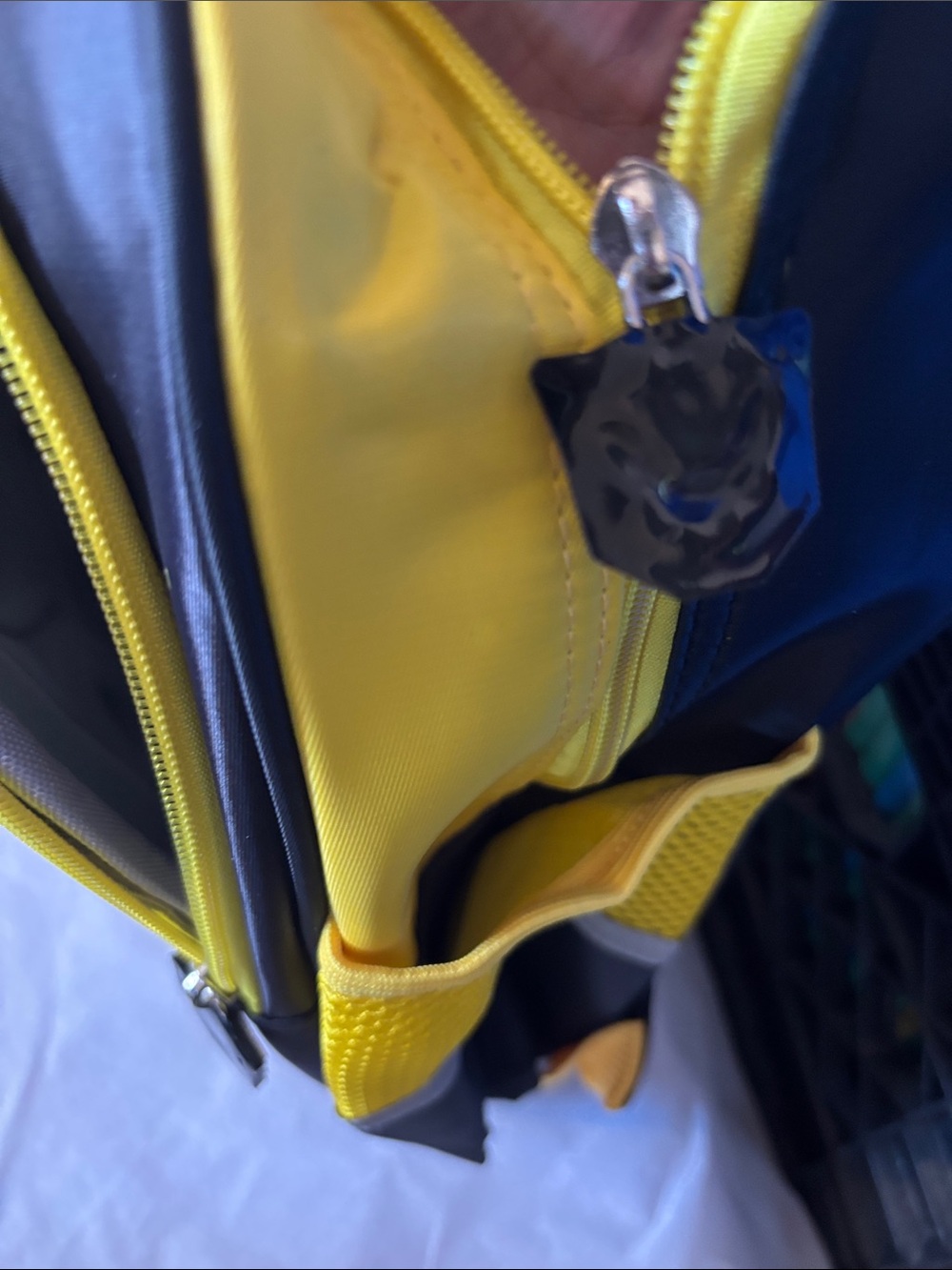 Kids Transformers Helmet-Front Backpack - Black & Yellow - Picture 6 of 10